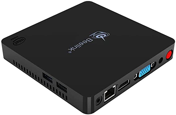 Beelink T34 M Mini Pc Windows 10 Pro,6GB DDR3 128GB SSD Intel Celeron N3450,18W Mini Computer HD Graphics 4K Dual Output Gigabit Ethernet Dual Band Wi-Fi Bluetooth 4.2