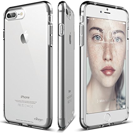 iPhone 7 Plus case, elago [Cushion][Crystal] - [Anti Smudge Dot Coating][Robust TPU][Shock Absorbing][Cushioned] - for iPhone 7 Plus