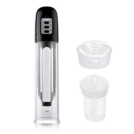 Utimi Rechargeable Penis Extender Cock Vacuum Pump Erection Device for Men, Flesh Included, Smart Control
