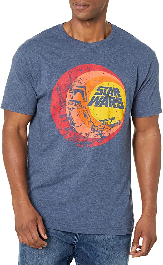 Star Wars Men's Fett up Graphic T-Shirt