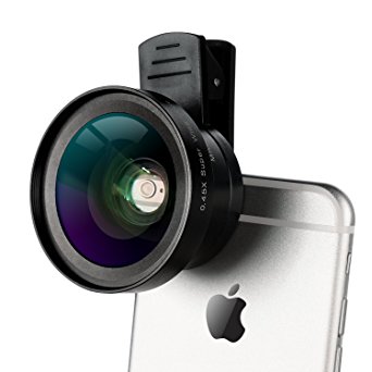 Cell Phone Camera Lens - TURATA 2 in 1 Professional HD Camera Lens Kit (15x, Black)