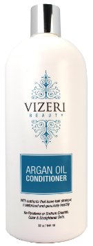 32oz Argan Oil Conditioner Repairs Damage Hydrates Increases Restores Shine Controls Frizz and is Paraben Sodium Chloride and Sulfate-Free
