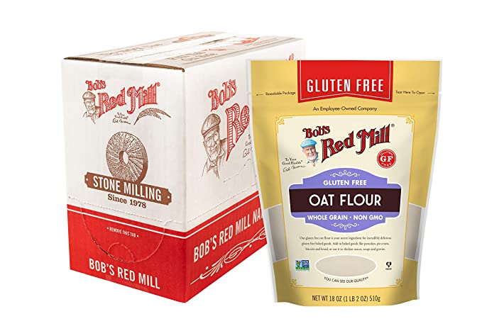 Gluten Free Oat Flour, 18 Ounce (Pack of 4)