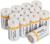 AmazonBasics C Cell Everyday Alkaline Batteries 12-Pack