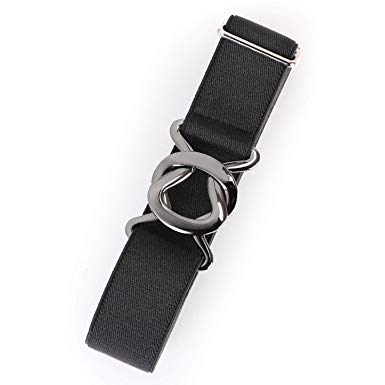 Womens Invisible Belt Comfortable Elastic Adjustable No Show Web Belt Metal Buckle Belt For Men By JASGOOD