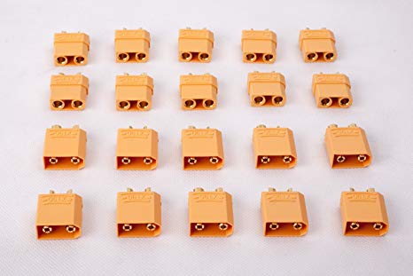 SummitLink 10 Pairs XT90 Male Female Connector for High-Amp Lipo Batteries