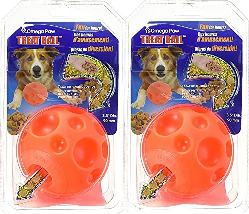 Omega Paw Authentic Tricky Treat Ball - Medium (2 Pack)