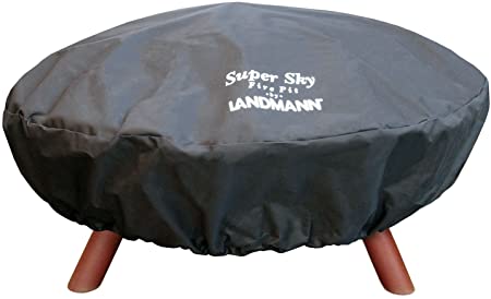 Landmann USA 29321 Super Sky Fire Pit Cover, 47-1/2-Inch Diameter, Black