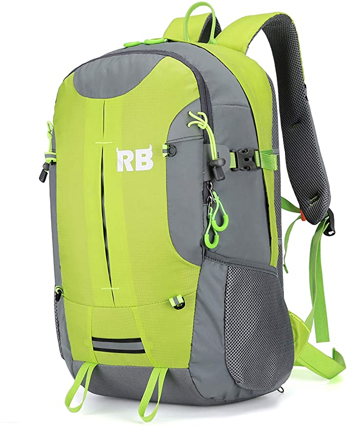 Reflective Backpack for riders and outdoor, Hi Viz fluor backpack for men, RiderBag Reflektor 35 G. Great for motorcycle and bike. Backpacks for running. Motorcycle backpack.
