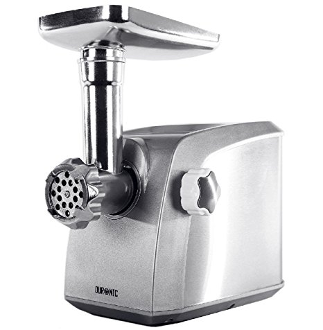 Duronic MG1600 Electric Meat Grinder | Mincer | Sausage and Kebbe Maker – 1600w Motor with a Stainless Steel Body