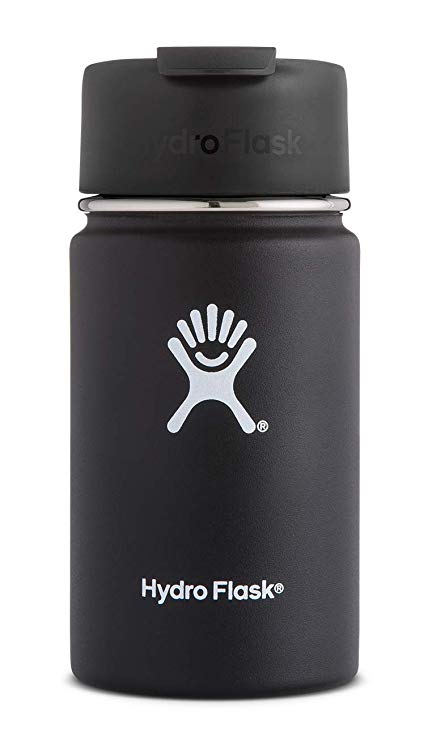 Hydro Flask Double Wall Vacuum Insulated Stainless Steel Water Bottle/Travel Coffee Mug, Wide Mouth with BPA Free Hydro Flip Cap