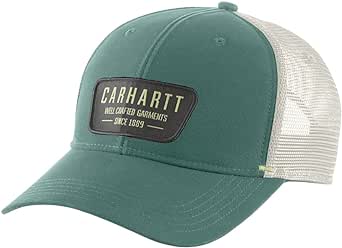 Carhartt Gorra de Parche Hecha A Mano de Malla de Lona Tapa Unisex Adulto