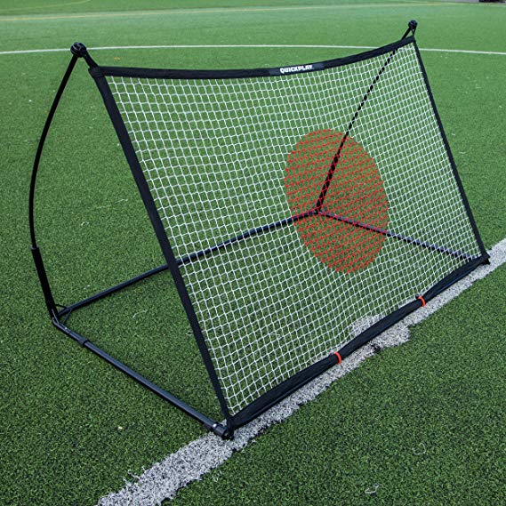 QuickPlay Spot Target Soccer Rebounder | Perfect for Team or Solo Soccer Training | Features Free Training App