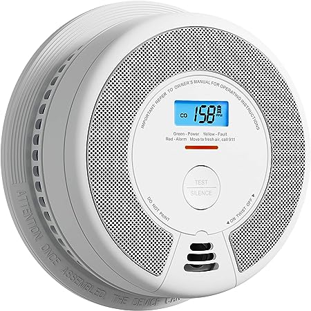 X-Sense SC07 Smoke and Carbon Monoxide Alarm, 4.5 W, 3 V, White, 1-Pack (Standalone Model)