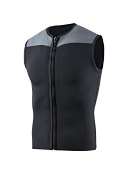 EYCE Dive & SAIL Mens Wetsuits Top Premium Neoprene 3mm Zipper Diving Vest