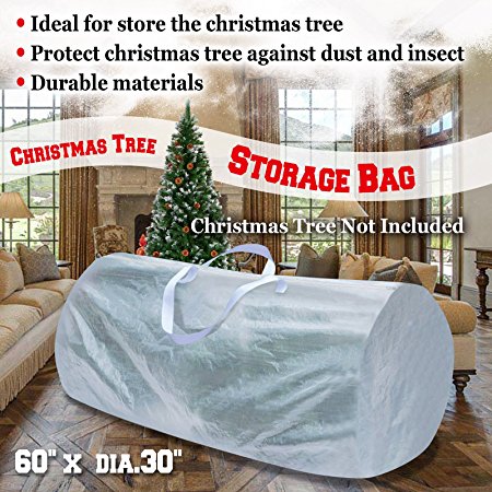 Strong Camel Large Artificial Christmas Tree Storage Bag WHITE For Up to 9ft tree