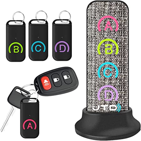 JTD 2022 Upgrade Remote Control Key Finder with LED Flashlight, Wireless Key Tracker/RF Item Locator for Pet Cell Phone Keys Wallets