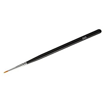 Jolie Cosmetics Precision Eyeliner Brush #600 - Nylon Hair, Vegan/Cruelty Free