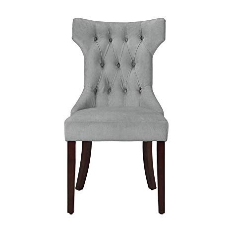 Clairborne Tufted Dining Chair, Gray