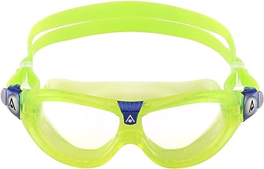 Aquasphere SEAL Kids (Ages 3 ) Swim Goggles, Made in ITALY - Wide Vision, Comfort, E-Z Adjust, Anti Scratch & Fog, Leak Free