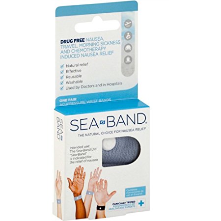 Sea-Band Sea-Band Acupressure Wrist Bands, 3 Pairs