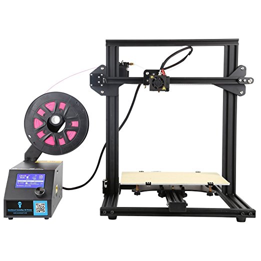 Creality 3D CR-10 Mini 3D Printer 3D Printer Semi Assembled Aluminum with Heated Bed, with 200 g CCTREE PLA Filament   8 /GB SD Card Reader  Tool kits   Hotbed   Factory Original Supply and Canadian after-sale service (300x220x300mm) Black