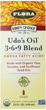 Flora Udo's Choice Oil, 3-6-9 Blend, 32 Ounce