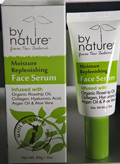 By Nature From New Zealand Moisture Replensihing Face Serum 2 Oz.