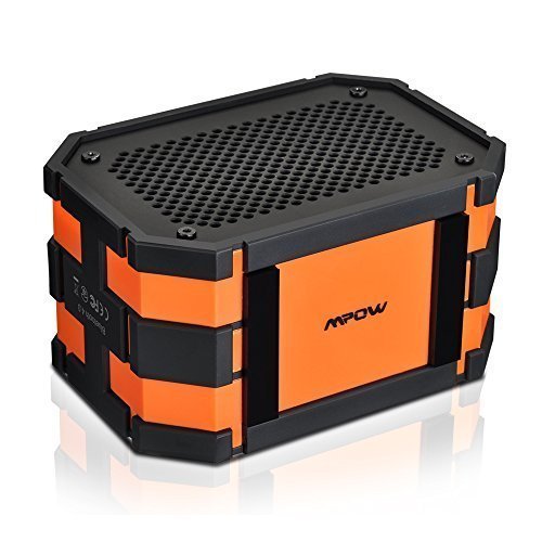 Bluetooth Speakers Waterproof Mpow Armor Portable Wireless Bluetooth 40 Shower Speakers with Additional 1000 mAh Emergency Power Bank Function and Splashproof Shockproof Dustproof 5W Strong DriveA2DPAVRCP for iPhone iPad Samsung Nexus HTC and More