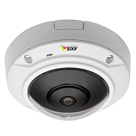 Axis Communications 0515-001 360/180 Degree 5 MP Fixed Mini Dome IP Camera with Digital Pan-Tilt-Zoom