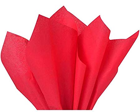 Red Tissue Paper 15 Inch X 20 Inch - 100 Sheet Pack-Flexicore Packaging®