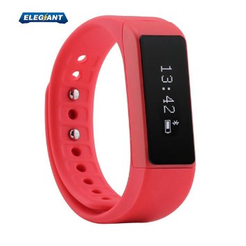 ELEGIANT Wireless Fitness Pedometer Tracker Bluetooth Sports Bracelet Activity Tracker with Steps Counter Sleep Monitoring Calories Track for Sports Fitness Gift