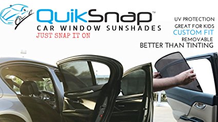 QuikSnap sunshades - Custom side window sunshades (Set of 4) (Honda Civic 2012-2015)