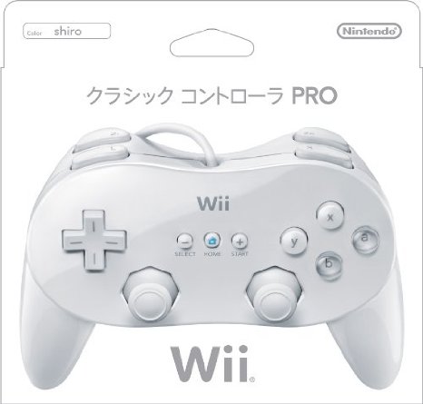 Wii Classic Controller Pro - White Japanese Version