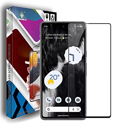 Supershieldz (1 Pack) Diamond Shield for Google Pixel 6a Screen Protector Guard [10X Military Grade Shatterproof] HD  Curved [Case Friendly] Clear Full Glue Tempered Glass for Google Pixel 6a