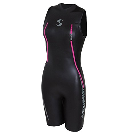 Triathlon Wetsuit - Women's Synergy Endorphin Sleeveless Quick John Smoothskin Neoprene for Open Water Swimming Ironman Approved