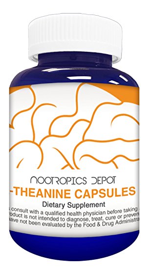 L-Theanine Capsules 200mg (90 Count) | Promotes Relaxation | Supports Healthy Stress Levels   Sleep Cycles | Promotes Cognitive Function   Focus | Amino Acid Supplement