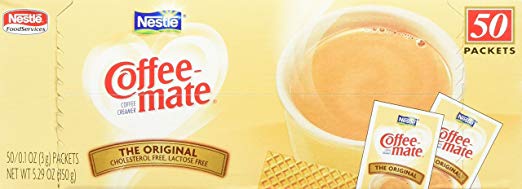 Coffee-mate Powdered Creamer Singles - Original - 3 g - 50 ct