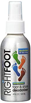#1 Most Effective Foot & Shoe Deodorant Spray - All Natural and 100% Safe For All Shoes & Feet - Fresh Peppermint & Tea Tree Deodorizer Destroys Odor & Bacteria Immediately!