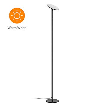 TROND LED Torchiere Floor Lamp Dimmable 30W, 3000K Warm White, Max. 5000lm, 71-Inch, Modular Rod Design, 30-Minute Timer, Compatible with Wall Switch, for Living Room Bedroom Office