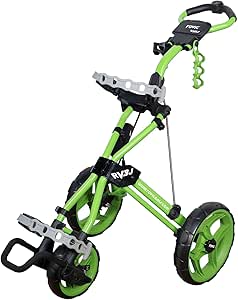 Rovic Model RV3J Junior | Youth 3-Wheel Golf Push Cart