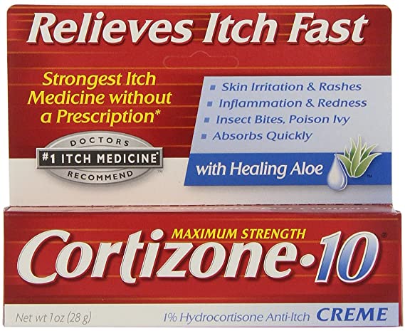 Cortizone 1% Hydrocortisone Anti-Itch Cream, 1 oz