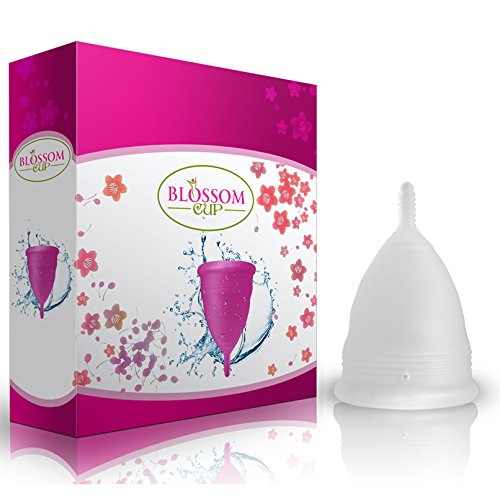 Blossom Small Clear Menstrual Cup in Reusable Period Cups (Small, Clear)