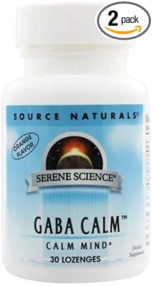 Source Naturals: Serene Science GABA Calm 30 Orange Lozenge (Pack of 2)