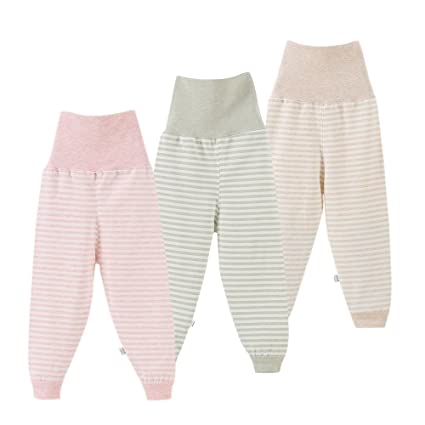 benetia 100% Cotton Girls' Pajamas Pants Boys Sleepwear High Waist