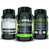 Top Rated Testosterone Booster Pills for Men - More Energy Muscle Growth and Fat Loss - Testosterone by Swoll Sports and Nutrition - An All Natural Pure Dietary Vitamin Supplement with Tongkat Ali Extract Saw Palmetto Horny Goat Weed Wild Yam - Improve and Replenish Your Life Weight Vitality and Overall Health Wellness - GMP and FDA Approved USA Facility - 30 Day Supply - 60 Capsules by Swoll Sports and Nutrition 100 Money Back Guarantee - Order Risk Free