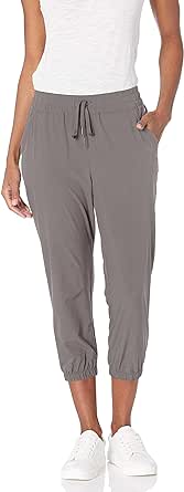 Amazon Essentials Women's Performance Stretch Woven Crop Jogger Pant