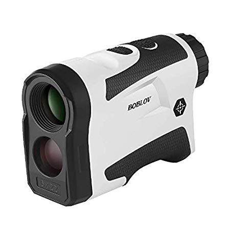 BOBLOV Golf Rangefinder 650Yards Flag Lock 6x Magnification Distance Speed Measure Support Vibration On/Off USB Charging