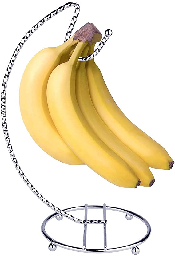 Banana Hanger, Banana Holder, Banana Stand, Grape Hanger Chrome (Chrome 2)