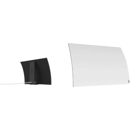 Mohu Curve 30 TV Antenna, Indoor, 30 Mile Range, Modern Design, Tabletop, Paintable, 4K-Ready HDTV, 10 Foot Detachable Cable, Premium Materials for Performance, Includes Stand, MH-110566